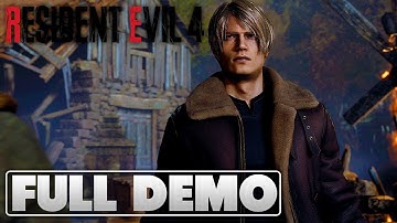 Resident Evil 4 REMAKE - Gameplay Walkthrough Part 1 FULL DEMO [4K 60FPS PC] No Commentary