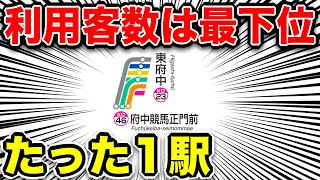 たった『900m』しかない超短い路線がおもしろかったｗｗｗ【京王競馬場線】