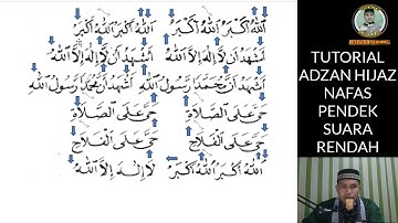 MARI BELAJAR ADZAN HIJAZ NAFAS PENDEk
