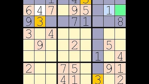 How to Solve Globe and Mail Sudoku Four Star  28 April, 2023