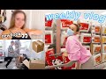 weekly vlog! target shopping, new look + unpacking!!