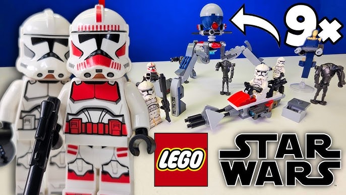 [In Hand Same Day Ship!] Lego 75372 SW Clone Trooper & Battle Droid Battle  Pack