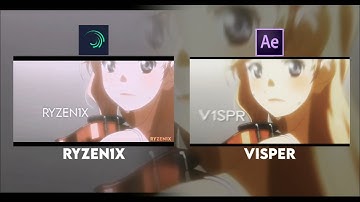 ALIGHT MOTION VS AFTER EFFECT | SOLO | FREE PRESET (VISPER REMAKE)