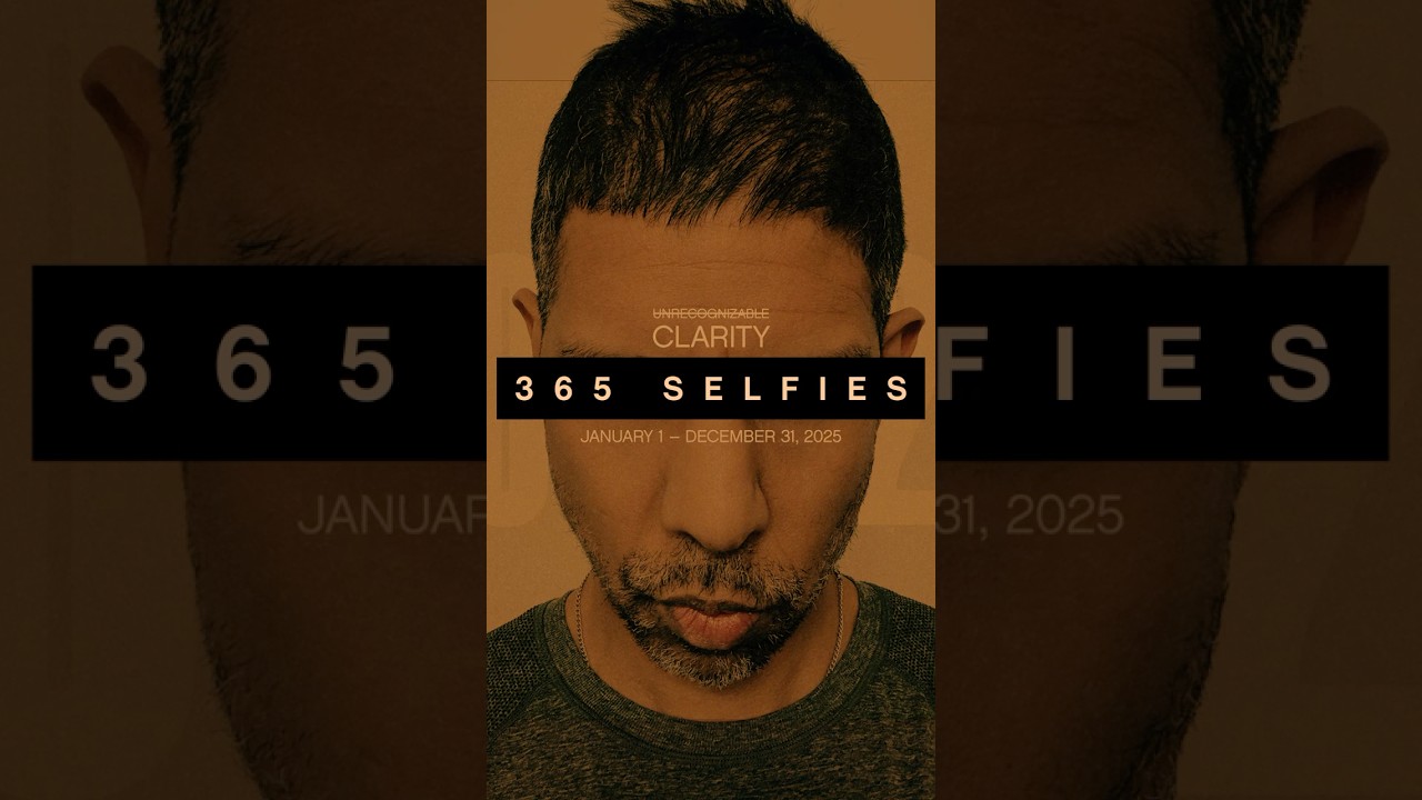 365 SELFIES IN 2025 #2025 #rewind #selfie #timelapse #ai