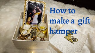 How to decorate a wedding gift hamper with simple and useful things