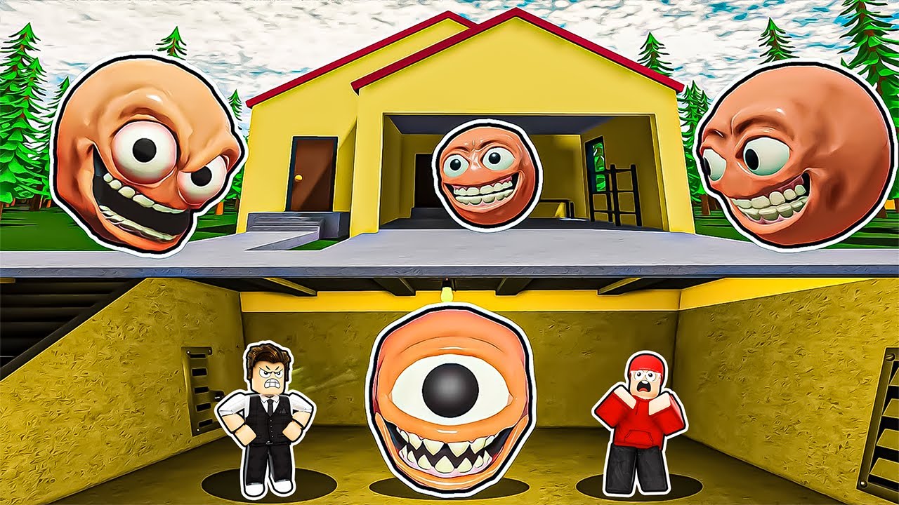 سامر وامين يحاربون الوجه العملاق😨🔥!! ROBLOX