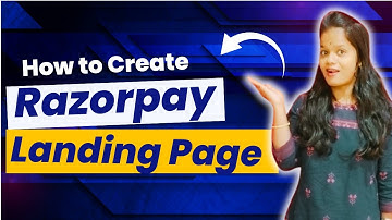 How to create  Razorpay Landing page? | How do I create a payment landing page? #razorpay #infysky