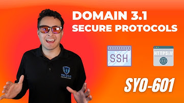 Free SEC+ | Domain 3.1 - Secure Protocols | Full SY0-601 Course