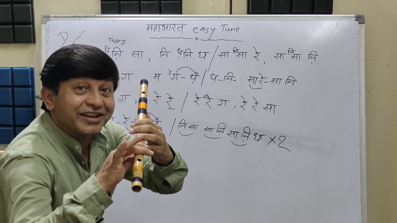Mahabharat Flute Tune Tutorial  |  G Synth Musica |Nagpur | Milind Dangre |