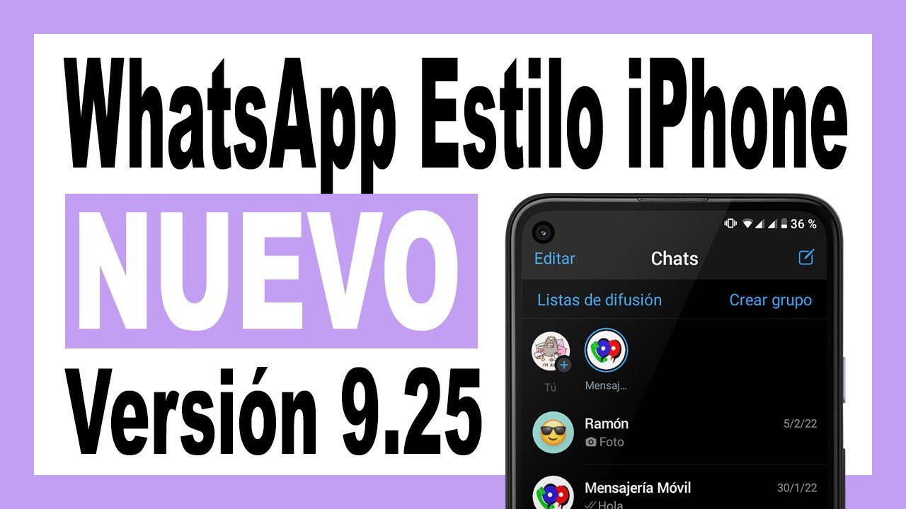 Fouad iOS WhatsApp estilo iPhone Última Versión 2022 🌈 DESCARGAR v9.25