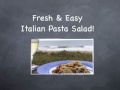 Italian Pasta Salad Recipe. Simple, Fast & Fresh!