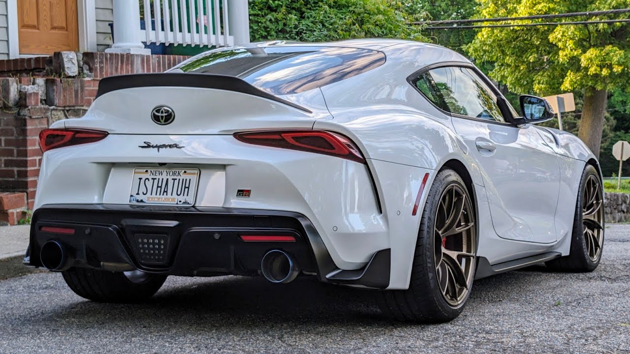 Toyota Supra HKS HI-POWER Exhaust, Out with the old and in with the new!!!