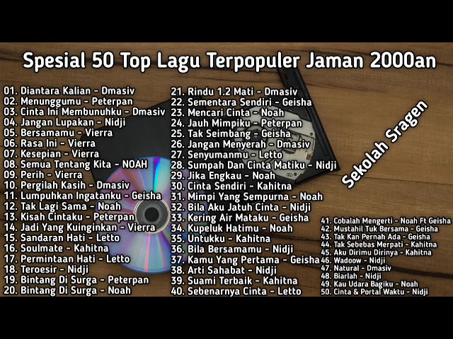 Kumpulan 50 Lagu Pop Indonesia Lawas Terpopuler Tahun 2000an class=