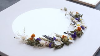 Teasing patologisk Objector Skab et kunstværk til væggen med tørrede blomster | DIY-projekter | Søstrene  Grene