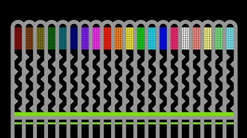 Mix and Separate - The Team Marble Race in Algodoo