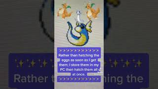 ✨Shiny Dratini Hunt in Pokémon Crystal! Odds are 1/64 since I’m breeding with a shiny ditto!✨