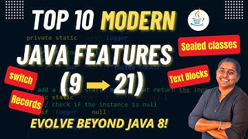 Top 10 Java Features from Java 9 to 21 🚀 | Every Developer Must Know