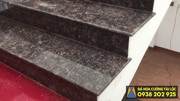 Thi công cầu thang đá hoa cương ở TPHCM - Đá hoa cương Tài Lộc