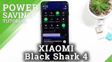 How to Enable Power Saving Mode on XIAOMI Black Shark 4 - Show Battery Level
