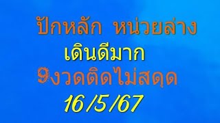 ปักหลัก หน่วยล่าง เดินดีมาก 9งวดติดไม่สดุด 16/5/67