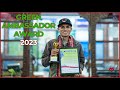 Green ambassador award 2023  forest guardian  red panda network