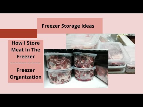 Video: How To Store Meat In The Freezer