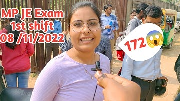 MP JE 8 November 2022 1st shift paper review | mp sub engineer exam review