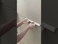 This Grooves Prevents Cracks✅ #crackfree #wallplastering #design