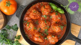 Meatball in Marinara Sauce | Homemade Food by Amanda