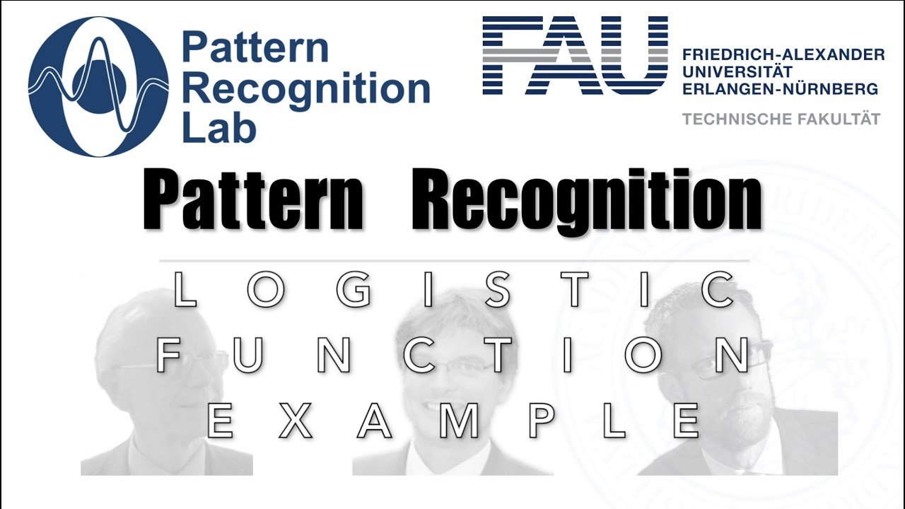 Pattern Recognition [PR] Episode 6 - Logistic Function Example
