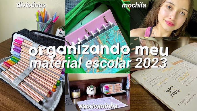 Organizando Meu Material Escolar 2023