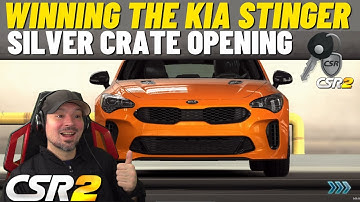 CSR2 Racing winning the kia stinger silver crate opening