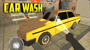 Gas Station Junkyard Simulator Game Play || Car Wash Unlock