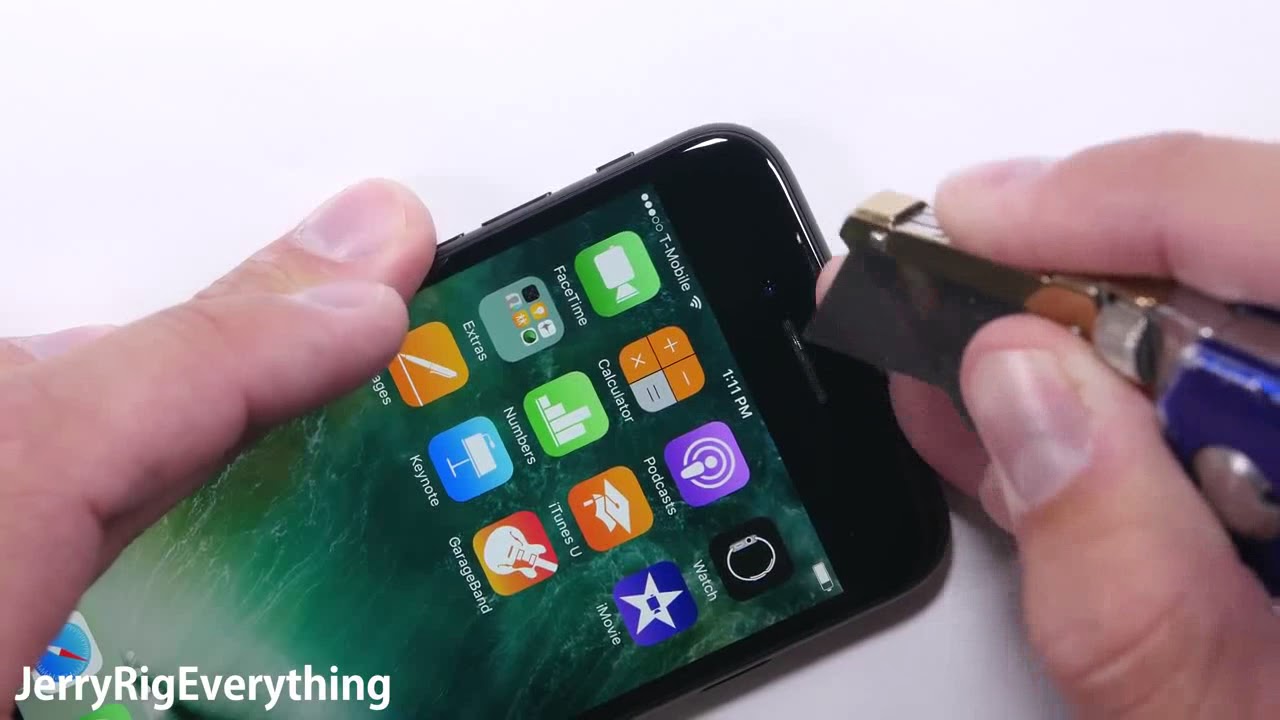 iPhone 7 Scratch test - BEND TEST - Durability video!