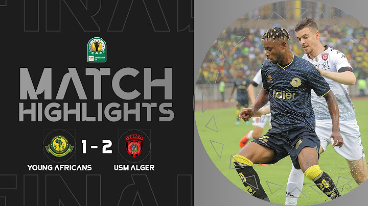 HIGHLIGHTS | Young Africans 🆚 USM Alger | Finals 1st Leg | 22/23 #TotalEnergiesCAFCC