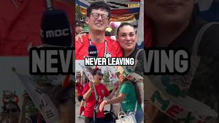 Korean fans will never leave Mexico even after the World Cup!😭☠️
