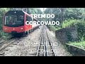 Trem do Corcovado subindo - janela frontal