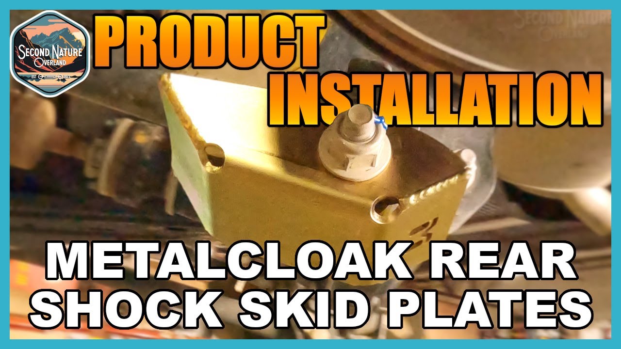 MetalCloak Rear Shock Skid Plates 2021+ Ford Bronco (nonHOSS 3.0