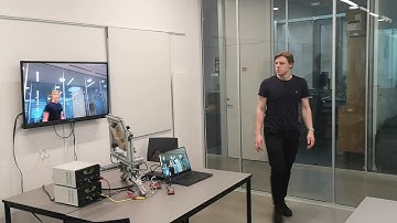 Face tracking pan-tilt robot