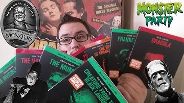 Universal Monsters Blu-ray Limited Edition Glow in the Dark Covers