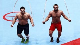 POWERFUL Training of POWERFUL Wrestlers