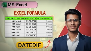 DATEDIF Excel Trick 💡 | Excel Shorts | Quick Formula