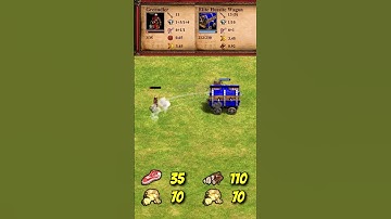 Grenadier vs Elite Hussite Wagon | The Three Kingdoms | AoE2 #Shorts