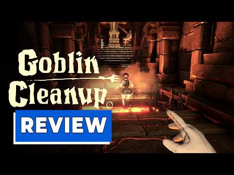 Goblin Cleanup - A Gory, Goofy Take on Dungeon Restoration | 4 Minute Indie Review