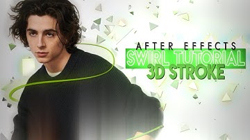 swirl tutorial | after effects - 3D stroke (plugin needed)