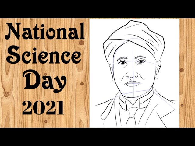 Chandrasekhara Venkata Raman Sketch | C V Raman Sketch - YouTube