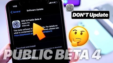 iOS 14 Public Beta 4 - DON’T Update YET!