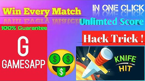 Gamesapp New Game hack || Knife it Game Hack with unlimited trick | Gamesapp Mod Apk | NRM Technical