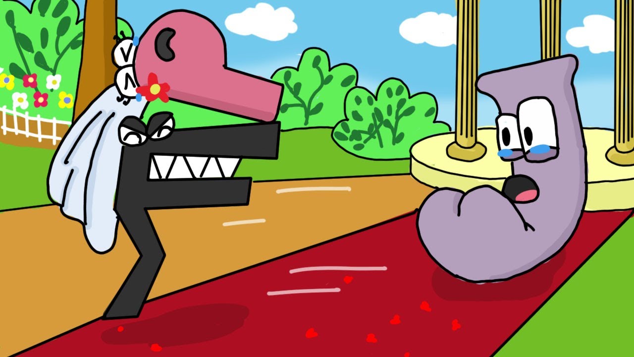P was kidnapped while marrying J | Alphabet Lore Fan Art