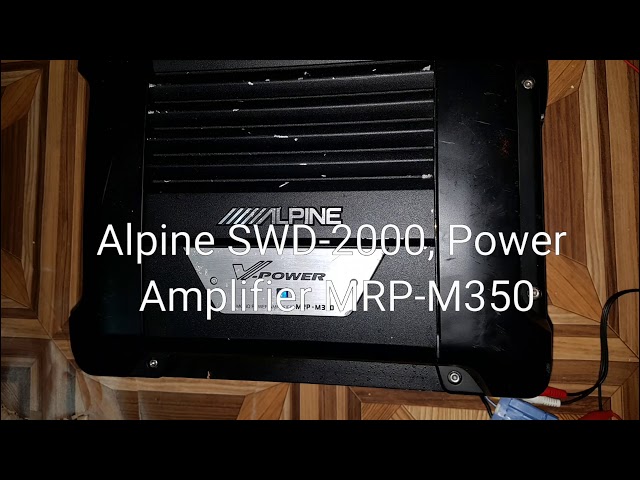 ALPINE V-POWER MRP-M350 SWD-2000